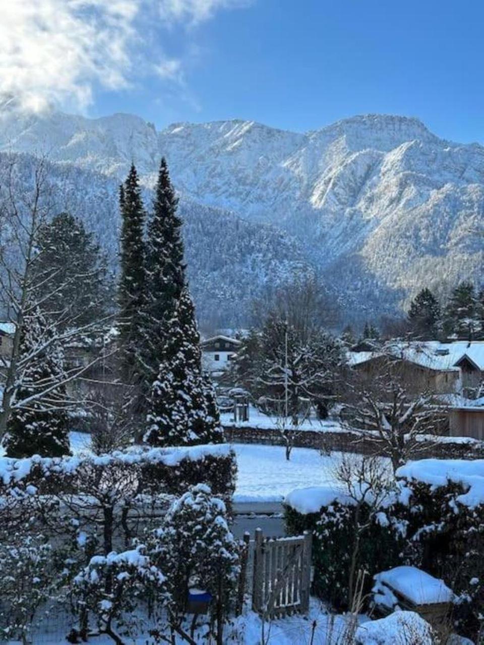 Wohnung 2 Mit Balkon Und Bergblick Großgmain Buitenkant foto