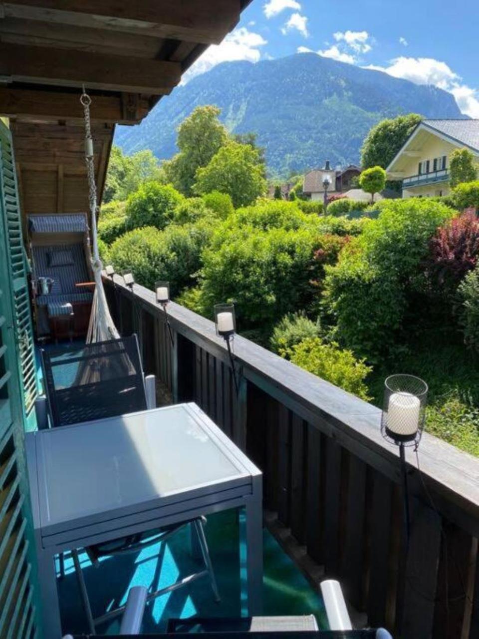 Wohnung 2 Mit Balkon Und Bergblick Großgmain Buitenkant foto