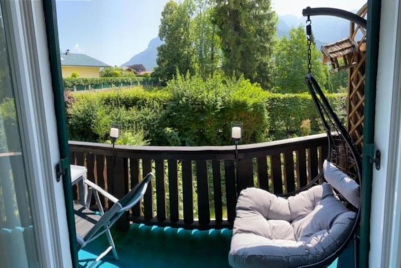 Wohnung 2 Mit Balkon Und Bergblick Großgmain Buitenkant foto